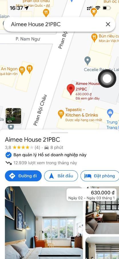 Aimee House - Phan Boi Chau 하노이 외부 사진